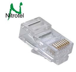 Nitrotel Conector Red UTP RJ-45 Certificado*